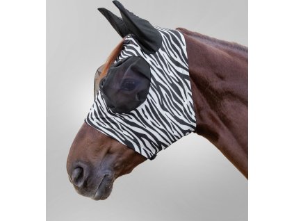 Puck Zebra maska proti hmyzu (Velikost PONY, Barva black/white)