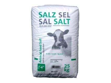 Krmná sůl, NaCl, chlorid sodný 25kg, Mikrop
