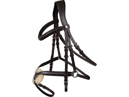 Mexická uzdečka X-Line Cancún Waldhausen (Velikost PONY, Barva black)