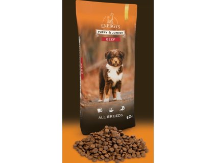 Premium Dog Puppy & Junior BEEF 12kg De Heus
