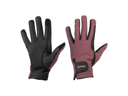 Zimní jezdecké rukavice Horka - Deep Ruby
