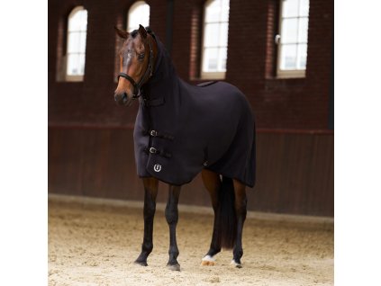 Fleece deka s krkem a křížovým zapínáním Imperial Riding Fundamental