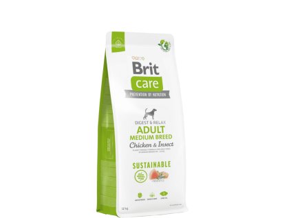 Brit Care Dog Sustainable Adult Medium Breed 12 kg