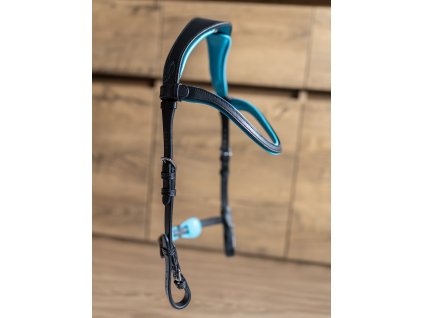 Uzdečka H4U Care Color - tyrkys