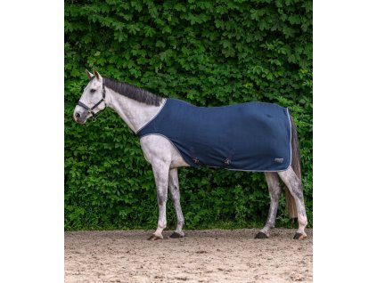 Fleece deka do kolotoče Waldhausen (Velikost 125 cm, Barva night blue)