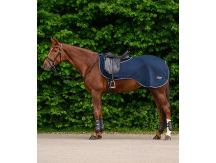 Jezdecká bederní fleecová deka Waldhausen (Velikost PONY, Barva night blue)