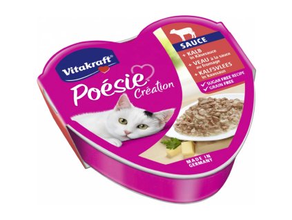 Vitakraf Cat Poésie Souce Telecí v sýrové omáčce 85 g / exp. 30.5.2026