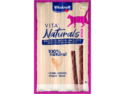 Vitakraft Vita Naturals Cat Stick kuře 4x5g
