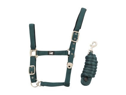 Supreme ohlávka + vodítko Hunter Green