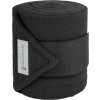 Esperia Fleece bandáže, sada 4 ks, Pony (Velikost PONY, Barva black)