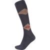 Diamantové jezdecké ponožky ELT (Velikost 43-46, Barva black/jeans blue)