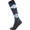 Diamantové jezdecké ponožky ELT (Velikost 43-46, Barva black/jeans blue)