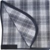 Vlněná deka Waldhausen, black/grey