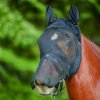 Maska proti hmyzu s ochranou uší a nozder Waldhausen, UV (Velikost PONY, Barva black)