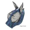 comfortfit lycra fly mask modro fialová