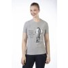 Triko -Horses leave Hoofprints- light grey/melange HKM