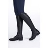 Vysoké jezdecké boty kožené  -Titanium Style- extra short,width XL black