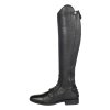 Vysoké jezdecké boty kožené  -Titanium Style- extra short,width XL black