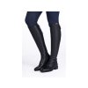 Vysoké jezdecké boty kožené -Titanium Style- extra long, width S black