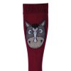Dětské jezdecké podkolenky -Grenada- set 3 ks rose/wine red HKM