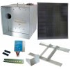 Basic sada solární ohradník - Kompletní přenosná schránka + konzole a panel 40 W