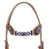 Pool's westernová uzdečka s perličkami a ozdobnými conchos