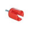 Montážní hlavice červená - pro kruhové a ploché izolátory