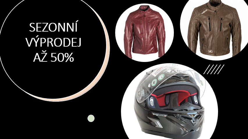 Mega výprodej sezóny – ulovte slevy na moto vybavení