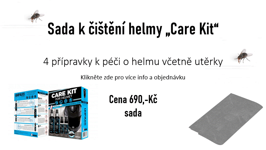 Čištěný helmy Care Kit Unpass