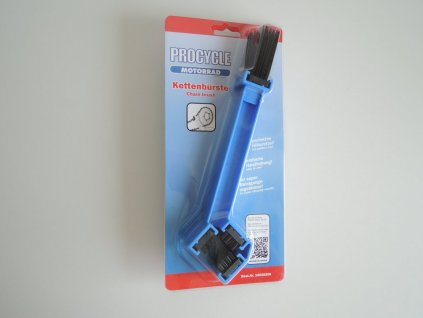 Kartáč k čištění hnacího řetězu, modrý