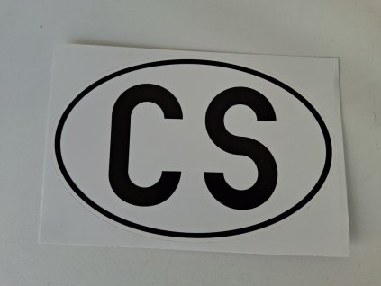 Samolepka CS