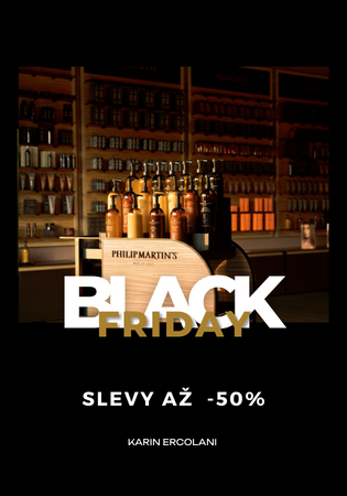 BLACK FRIDAY - SLEVY AŽ - 50 %