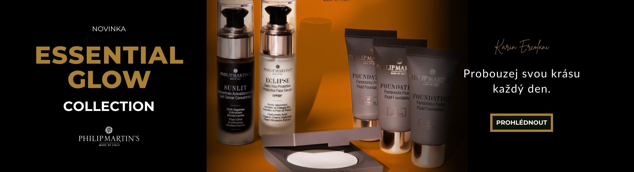 Philip Martin's Essential Glow Přírodní dekorativní kosmetika