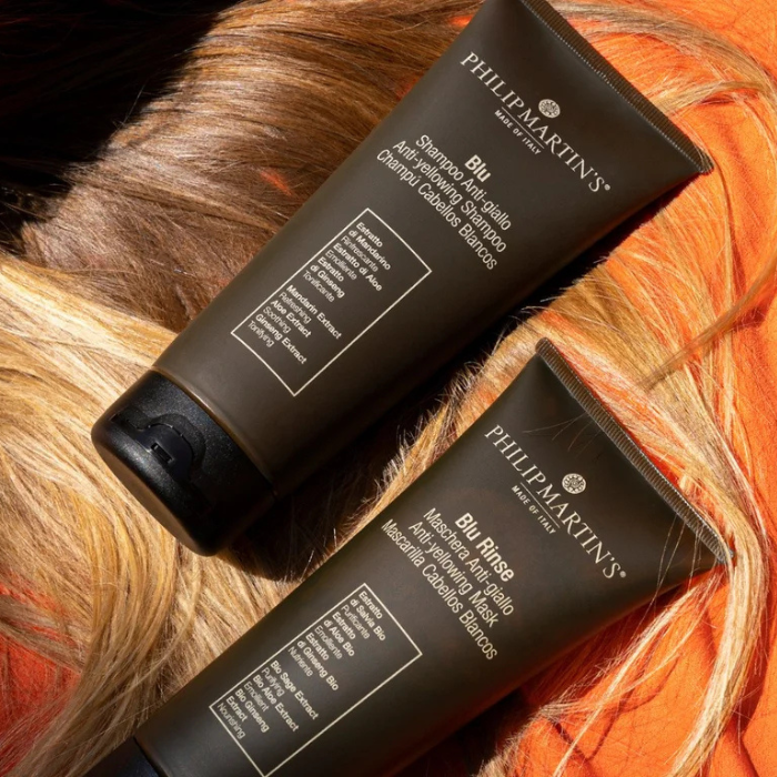 Neutralizace žlutých tónů u blond vlasů