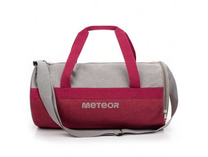 Sportovní taška Meteor 74561 PURPUROWY/SZARY