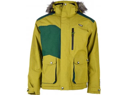 Pánská zimní bunda Elbrus FINBAR BUTTERNUT/SHAD.GREEN zelená