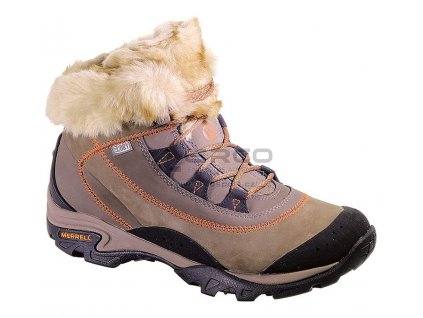 Dámské zimní boty Merrell SNOWBOUND MID WTPF Brown