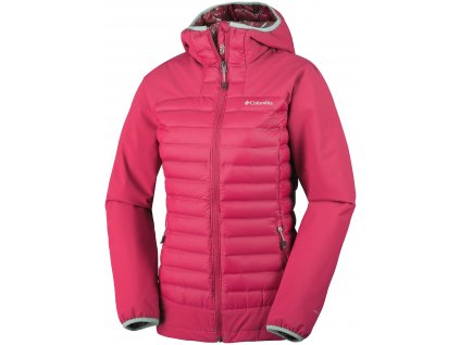 Dámská zimní bunda Columbia Dutch Hollow ™ Hybrid Jacket 653 Red camellia růžová