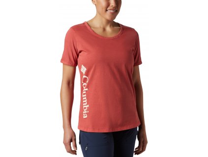 Dámské tričko Columbia CSC™ W Pigment Tee 602 červená
