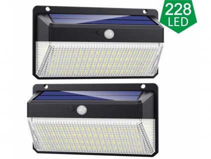 1223 1 venkovni solarni led svetlo s pohybovym senzorem m228 set