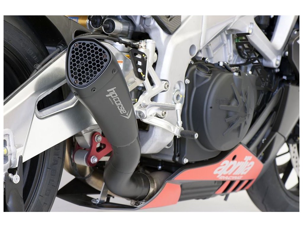 Výfuk HP CORSE Aprilia RSV4-1100 Factory 2017-2020 HYDROFORM SHORT R BLACK XAPHY20PR1004C-AB