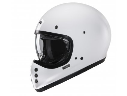 Prilba HJC V60 Solid Pearl White lesklá biela