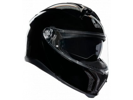 Prilba AGV Tourmodular Black lesklá čierna
