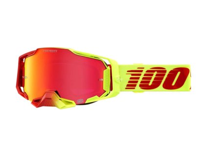 Okuliare ARMEGA 100% Solaris Hiper červené plexi