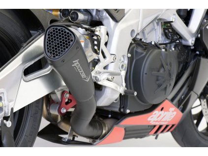 Výfuk HP CORSE Aprilia RSV4-1100 Factory 2017-2020 HYDROFORM SHORT R BLACK XAPHY20PR1004C-AB