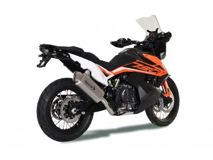 Výfuk HP CORSE KTM 790 ADVENTURE R RALLY 2019-2024 4-TRACK R SHORT SATIN XKT4TRS79ADVS-AD