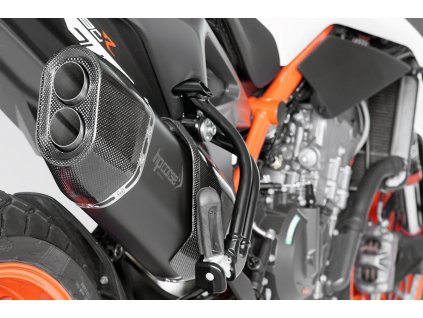 Výfuk HP CORSE KTM 890 DUKE L-R-GP 2021-2023 SP-3 CARBON SHORT 230 BLACK KTSP3SR89DC-AB