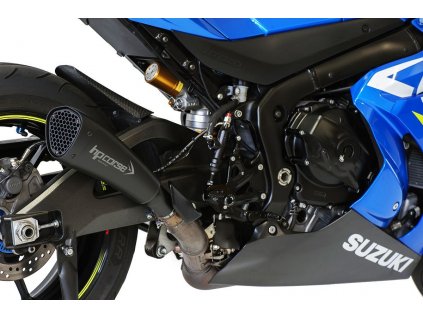 Výfuk HP CORSE SUZUKI GSX-R 1000 2017-20 HYDROFORM SHORT R BLACK XSUHY20PR1017C-AB