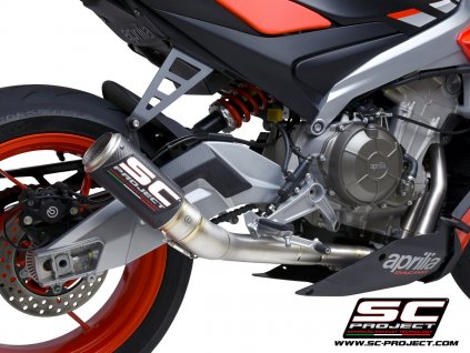 Výfuk SC Project APRILIA TUONO 660 21-22 Celý výfukový systém 2-1 CR-T A23B-TC36C