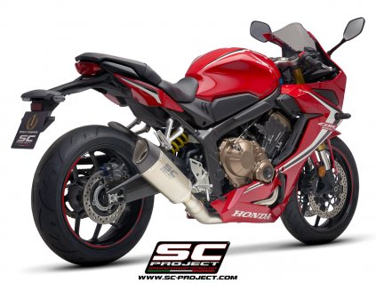 Výfuk SC Project Honda CBR 650 R 21-22 Celý výfukový systém 4-1 SC1-R H45B-C90T